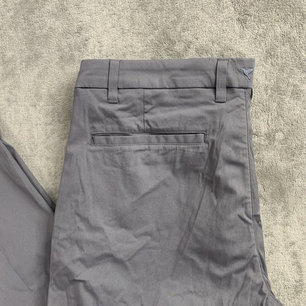 Birddogs Pants Men's 38x32 Performance Golf Chino Gray Stretch Athleisure Lined - Picture 2 of 13
